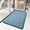 Blue, variant on sruoe Bath Mat Rugs, Bath Mats for Bathroom Floor, Extra Absorbent Quick Dry Bathroom Mats, Washable Bath Rugs and Mats, Bath Carpet for Shower, Polyester, Dark Grey