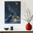 thumbnail image 5 of German Pinscher Dog Art Print Poster, Wall art Canvas Painting Decor, Dog Pop Starry Night Art Home Decor Artwork For Bedroom Living Room Bathroom Décor, 5 of 6