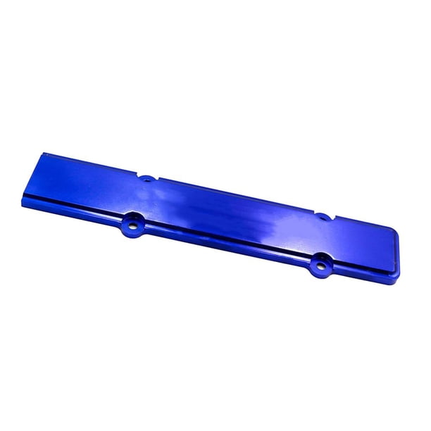 Cubierta de bujía de aluminio anodizado pulido - Universal - Astilla - a Azul