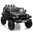 thumbnail image 1 of 24V Kids Ride on Truck 2-Seater Electric Ride on Toy Car for Toddlers 2WD/4WD Switchable Battery Powered 4 Wheel Vehicle with Remote Control, Trunk, Spring Suspension, Music, LED Lights, 1 of 7