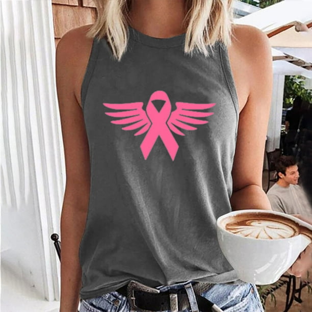 fesfesfes Pink October Pink Ribbon Breast Cancer Awareness Shirt