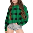 thumbnail image 2 of Icvfdpl Combinaisons pour Filles Enfants Garçons Automne Hiver Couleur Col Rond Manches Courtes Sport Décontracté Chandail en Molleton Combinaison Mode Urbaine Élégant 4-5 Ans, 2 of 4