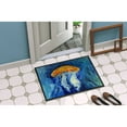 thumbnail image 4 of Carolines Treasures MW1223JMAT Calm Water Jellyfish Door Mat Indoor Rug or Outdoor Welcome Mat 24x36 Doormat  24H X 36W, 4 of 4