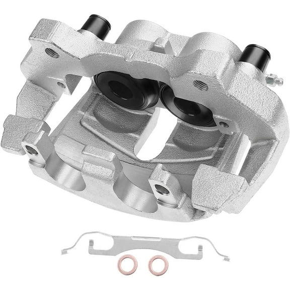 A-Premium Disc Brake Caliper Assembly with Bracket Compatible with Select Dodge and Jeep Models - Durango 2011-2018, Grand Cherokee 2011-2020 - Front Left Driver Side