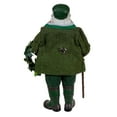 thumbnail image 3 of Kurt Adler 10.5-Inch Fabriché Musical Irish Santa With Wreath, 3 of 4