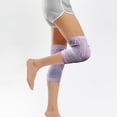 Color Matching Straps Pressurized Knitted Sports Knee Pads Nylon