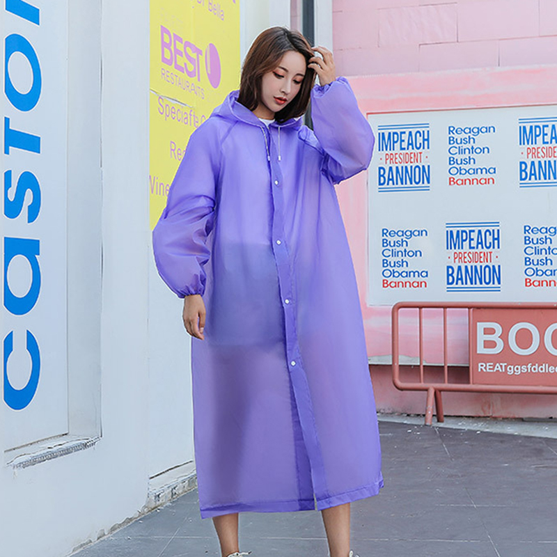 Rain Coat EVA Rain Poncho for Women and 