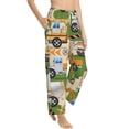 thumbnail image 2 of Balery Construction Machinery1 print Women's Pajama Pants,Ultra Lightweight Pjs,Lounge Pant-X-Large, 2 of 9