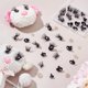 thumbnail image 5 of 24 juegos de ojos ovalados de seguridad para manualidades con pestañas, 4 tamaños, ojos para amigurumi, ojos para peluches, ojos de ganchillo para manualidades con arandelas, 5 of 5