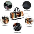thumbnail image 2 of Dog 4-in-1 Sports Bag: Carry on, Shoe, Luggage, and Basketball Bag with 17.7 Inches Size, Interior Zipper Pocket, and Large Capacity, 2 of 6