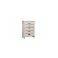 thumbnail image 2 of Benjara Wooden 5 Drawer Chest, White, 2 of 2