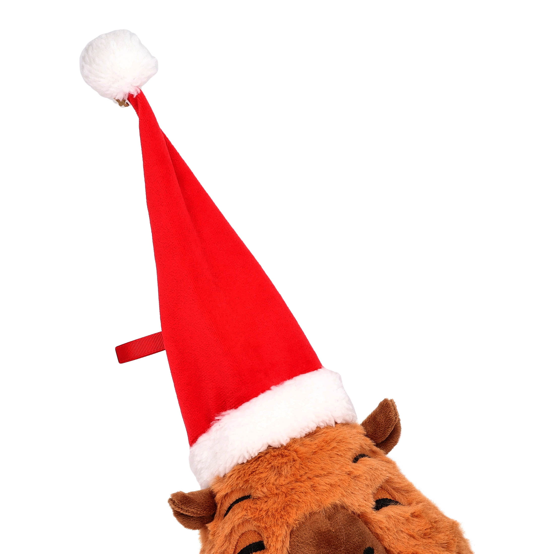 Holiday Time Capybara 20 Inches Three Dimensional Plush Head Christmas Stocking