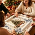 thumbnail image 7 of Mahjong Mat for Table Christmas Mahjong Mat 31.5"x31.5" Non-Slip Noise Reduction American Mahjong Table Cloth for Poker Card Dominoes Tile Games Gifts, 7 of 7