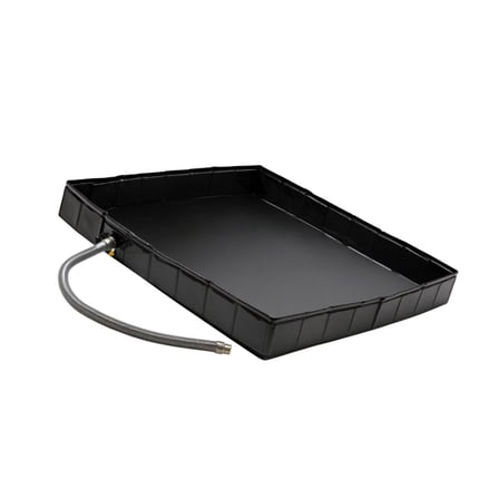 Foldable Camping Shower Base with Drain Pipe, Portable Shower Pan for Beach Outdoor Stall