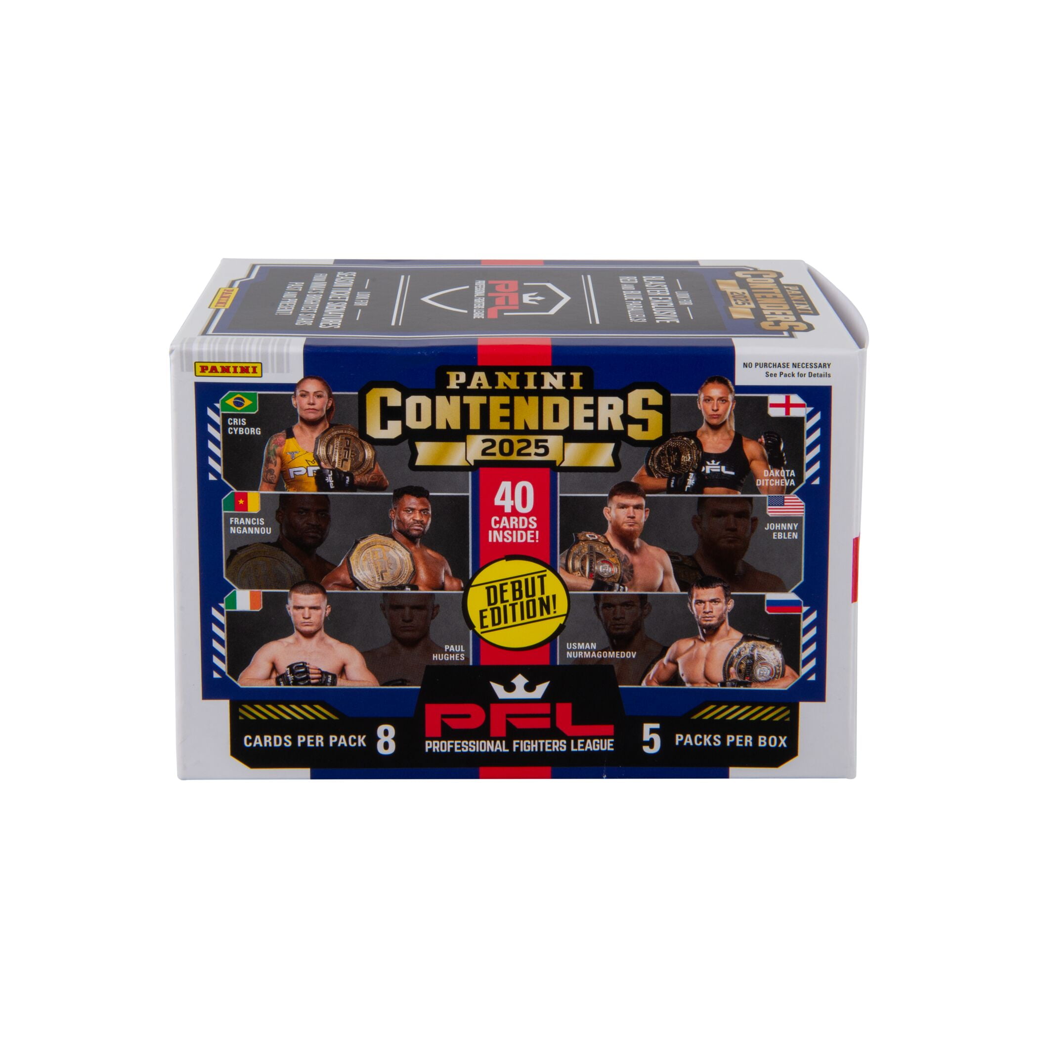 2025 Panini Contenders Pro Fighting League Trading Cards Blaster Box