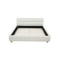 thumbnail image 5 of Best Master Furniture Ctoria Queen Burlap Bed, Cream, 5 of 8