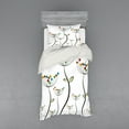 thumbnail image 2 of Ambesonne Garden Bedding Set 4 Pcs, Dandelion Stems Buds, Queen, Multicolor, 2 of 3