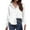 White, variant on FAIWAD Womens Button Down Shirts Long Sleeve Dress Shirts Flowy Collared Work Office Business Blouses Chiffon Tops