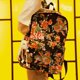 thumbnail image 2 of Mochila de lona con diseño de flores de estilo étnico, nueva y popular mochila de viaje unisex de gran capacidad, versátil y de colores contrastantes, 2024, 2 of 5