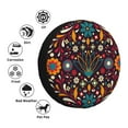thumbnail image 5 of Bingfone Colorful Mexican2 Spare Tire Cover Weatherproof Universal Wheel Protectors For Rv Camper Travel Trailer Suv Truck 17 Inch, 5 of 9
