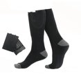 thumbnail image 1 of Sywqhk Calcetines de calefacción eléctrica de invierno Medias calentadoras de pies (Constante negro con caja) Sywqhk Alta Calidad, 1 of 9