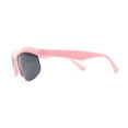 thumbnail image 3 of Unique Trendy 90s Sport Half Rim Plastic Fashion Sunglasses Light Pink - Black, 3 of 4