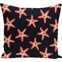 Simply Daisy 16" x 16" Soft Starfish Geometric Print Pillow
