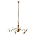 thumbnail image 2 of /87 Scale Ceiling Light 6 Lights Hanging Chandelier 3V for .8cm, 2 of 8