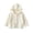 Beige, variant on Girls Ribbed Jackets Full Zip Raglan Sleeve Coat with Pom Hood Cute Warm Outdoor Jackets with Pockets,Beige,18-24Month