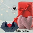 thumbnail image 4 of GUCHO Preserved Rose Gift Box with Necklace Engraved I Love You in 100 Languages, Eternal Flower Gift for Girlfriend, Wife for Anniversary, Valentine's Day, Mother's Day, 4 of 6
