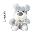 thumbnail image 3 of STROLA Schnauzer Stuffed Animal 8 Inch Mini Plush Toy Soft Schnauzer Dog Plushie Wedding Litter Toss Favors Bulk Small Plush Puppy for Dog Lovers Gift, 3 of 6