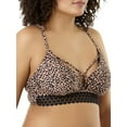 thumbnail image 2 of Juniors' Plus-Size Animal Instinct Bralette Bikini Top, 2 of 6