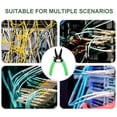 thumbnail image 3 of NUOLUX Pinzas Pelacables Multifuncionales Para Proyectos Eléctricos Uso Color Verde, 3 of 7