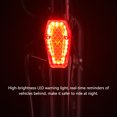 thumbnail image 3 of Luz trasera de bicicleta yeacher recargable USB LED de advertencia de seguridad, 3 of 8