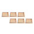 thumbnail image 4 of 6pcs Unfinished Wood Serving Tray Professional Wood Trays for Block Puzzle, 4 of 6