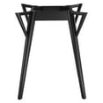 thumbnail image 5 of 36 inch Dining Table, Round, White Black, Wood, Artificial Marble, Modern Contemporary, Kitchen Room Cafe Bistro Restaurant Hospitality, 5 of 8