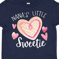 thumbnail image 4 of Inktastic Nana's Little Sweetie with Pink Heart Cookie Boys or Girls Toddler T-Shirt, 4 of 5