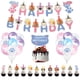 thumbnail image 1 of Juego de globos para fiesta de cumpleaños JM de gatos 1 dibujo de bandera 12 globos, 1 of 5