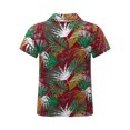 thumbnail image 2 of Jowowha Petits Garçons Été Plage Décontracté Aloha Luau Chemises Col Rabattu Hauts Tropicaux Tenue de Jeu Type E 120, 2 of 7