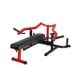 thumbnail image 1 of TROPOW Bench Press Machine, 3-in-1 Chest Press Machine, with Independent Converging Arms, Adjustable Flat/Incline/Decline Bench for Home Gym, Chest, AB Workouts, Shoulder Training, 1 of 7