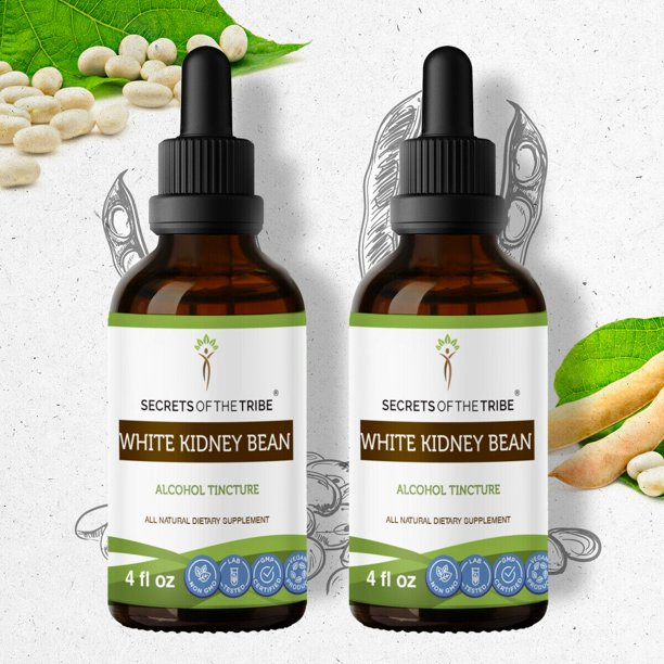 White Kidney Bean Tincture Alcohol Extract, Phaseolus vulgaris Healthy