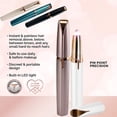 thumbnail image 3 of CHOK Eyebrow Trimmer for Woman  Electric Eyebrow Hair Remover for Women with LED Light  Painless and Portable Eyebrow Razor for Women - Safe Eyebrow Epilator Hair Removal Device, 3 of 6