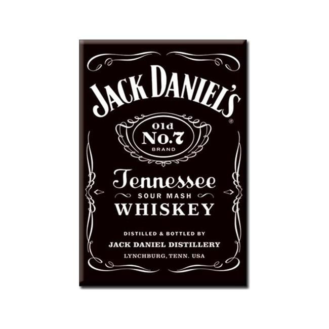 Jack Daniels 46846 Jack Daniels Bottle Label Logo Magnet - Walmart.com - Walmart.com