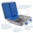 thumbnail image 3 of Bentgo Kids Stainless Steel Lunch Box - Blue, 3 of 6