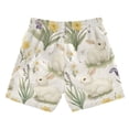 thumbnail image 7 of FORMRS Boys Swim Trunks Quick Dry Mesh Liner Boardshorts Sizes XS-XL, Floral Rabbit, 7 of 7