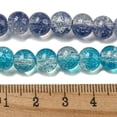 thumbnail image 3 of 20Strand Transparent Baking Painted Glass Beads Strands Round Mixed Color 8.5x7.5mm Hole: 1.5mm about 107~109pcs/strand, 3 of 4