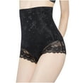 thumbnail image 2 of Itsame Lingerie Panties Womens Underpants Lift Buttocks Breathable Mesh Gauze High Waist Breathable Underwear Black Size XL, 2 of 7