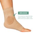thumbnail image 4 of Revestimientos para patines de hielo Calcetines para patinaje sobre hielo con almohadillas de silicona Funda protectora Tobillo de pie ligero FLhrweasw Nuevo, 4 of 7