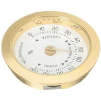 BESTOYARD Digital Humidity Meter Hygrometer for Musical Instruments Golden Alloy 1Set