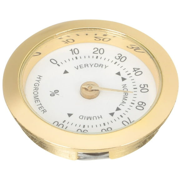 BESTOYARD Digital Humidity Meter Hygrometer for Musical Instruments Golden Alloy 1Set